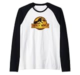 21JWRT00092A-001 Jurassic World: Dominion T-Rex Logo Camiseta Manga Raglan