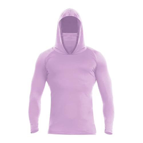 Fishing Shirts for Men Women Hooded Sun Protection T-Shirt with Mask Long Sleeve UPF 50+ Rash Guards Cooling Hoodies4