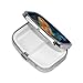 Colorful Trout Pill Box with Mirror 2 Compartments Square Pill Organizer for Pocket
