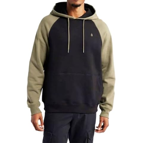 Volcom Men's Homak Pullover Sweatshirt in Winter Moss Cover