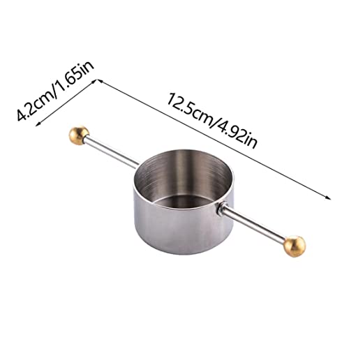 Eioflia Stainless Steel Cocktail Jigger Bar Jigger With Handle 30Ml Cocktail Whisky Measure Cup Wine Mixer #TOP6