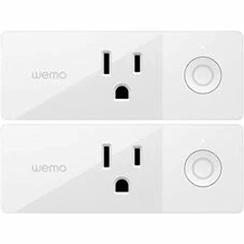 Wemo 4T-T3X2-Y1Ht Plug In Light And Appliances Control, 2 Pack, White #TOP3