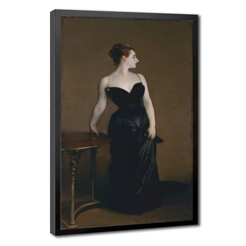 Impression toile portrait de Madame X John Singer Sargent - Décoration murale salon 61x91