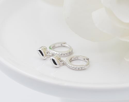 Image of Cherished Moments Huggie Earrings, .925 Sterling Silver or 14k Gold-Plated