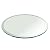 Fab Glass and Mirror 62RT12THBETE 62" Inch Round 1/2" Thick Tempered Beveled Edge Polish Glass Table Top, Clear