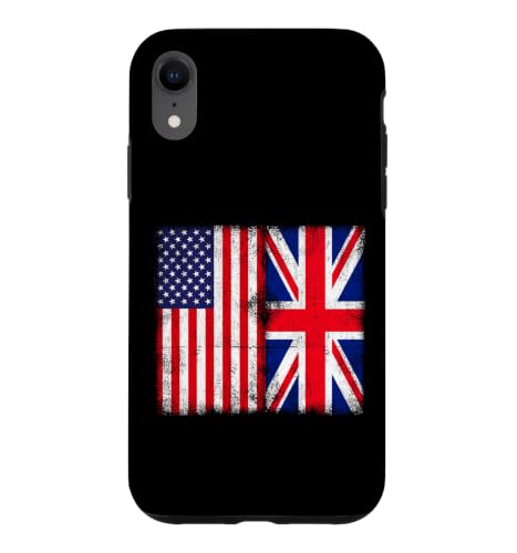 American Citizen British Root Illustration Graphic Designs �X�}�z�P�[�X iPhone XR �p