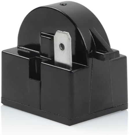 FLYPIG QP2-4.7 Start Relay QP2-4R7 Freezer Relay PTC 1 Pin Refrigerator Starter 4.7 Ohm Resistance QP2-4.7G Fridge Starter Switch for Compressor Wine Cooler Water Cooler Mini Fridge Fix