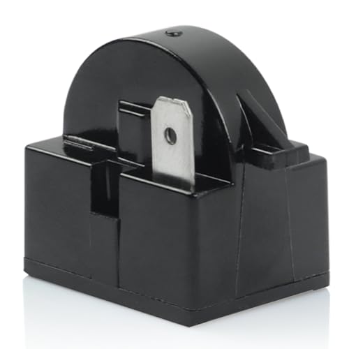 FLYPIG QP2-4.7 1 Pin 4.7G 4R7 Refrigerator PTC Starter Relay Black for Vissani Danby Compressor