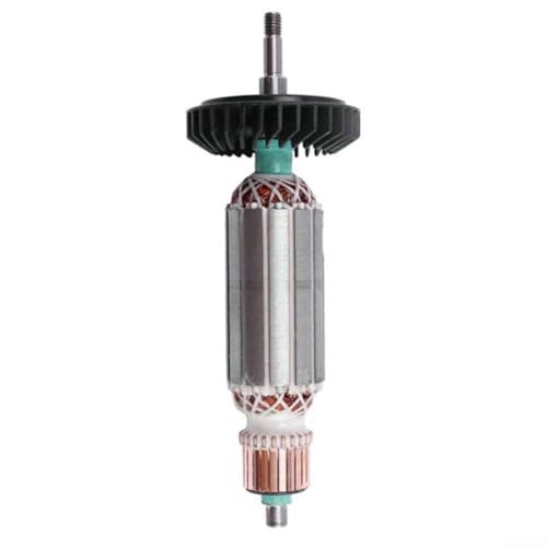 Ancla para modelos 9557HN 9558NB 9556N, pieza de repuesto de 220V-240V 515613-9 compatible con herramientas eléctricas, incluye rodamientos de escobillas de carbono