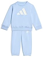 adidas Unisex Baby BIG LOGO ESSENTIALS JOGGER, glow blue/white/white, 3-4 Years