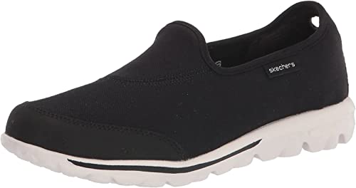 Skechers レディース Go Walk 5-Honor スニーカー, Go Walk/ブラック/ホワイト, 6