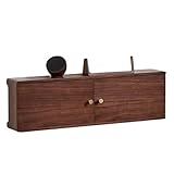 Kabel-Management-Box zur Wandmontage, ordentliche Aufbewahrung für WLAN-Set-Top-Box und Kabel, 48 x 10 x 18 cm, perfekt für TV-Schränke und Zuhause