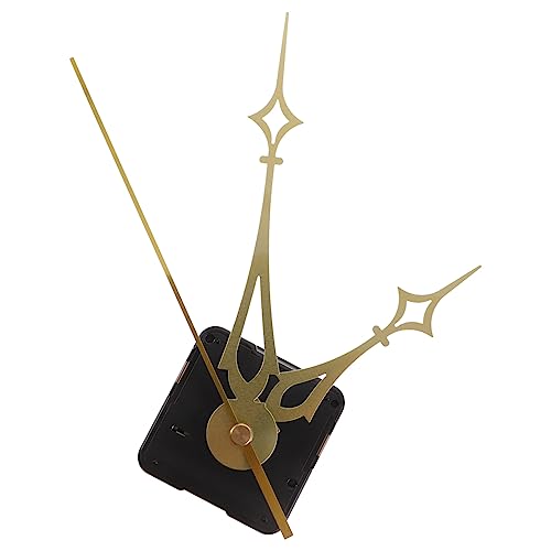 SUNCN 1 セット 車窓の旗竿 ガレー ギャレー clock 時計交換部品 防水時計機構 カレンダー パズル 潮汐 振り子 番号キット 部品 電池式 プラスチック Golden