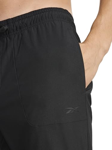Reebok Men’s Striker Pant, Standard Fit, 30” Inseam, Lightweight Poly Fabric, Black, X-Large - image 5
