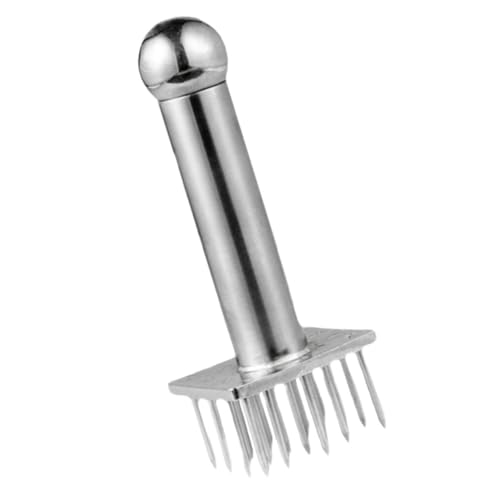 VALICLUD Martello Inteneritore per Carne in Acciaio Inossidabile Aghi Pestacarne Multi-Needle per Bistecca Pollo Pesce Strumento Multiuso per Ammorbidire Carne e Schiacciare Noci e Ghiaccio