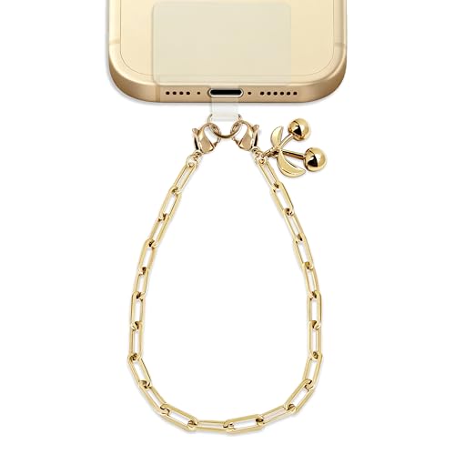 Lostars Metal Phone Chain Wrist Strap with Cute Charm