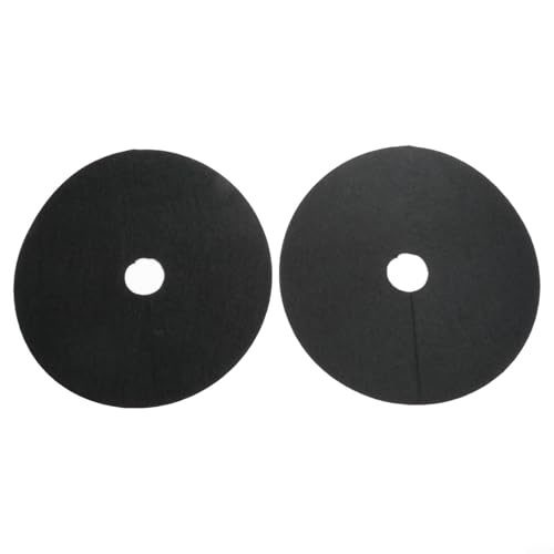 12 alfombrillas de mantillo para jardín, discos de sombreado no tejidos para árboles y arbustos, para proyectos verdes (32 cm)