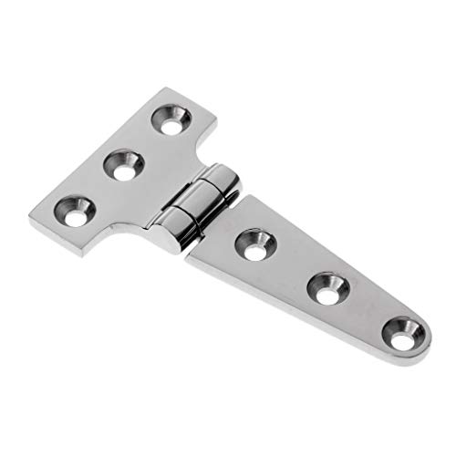 QFDM Door Hinge 4' 6' 8' Heavy Duty Marina de Acero Inoxidable 316 tee Bisagras Barco Caravana Gabinete caseta de jardín de Madera de la Puerta y la Puerta de Bisagra T Hardware Durable to Use