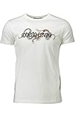 cavalli shirt herren Roberto Cavalli White Tee Roberto Cavalli HST63D T-Shirt mit kurtzen Ärmeln Harren Weiss 00053 Weiss XL