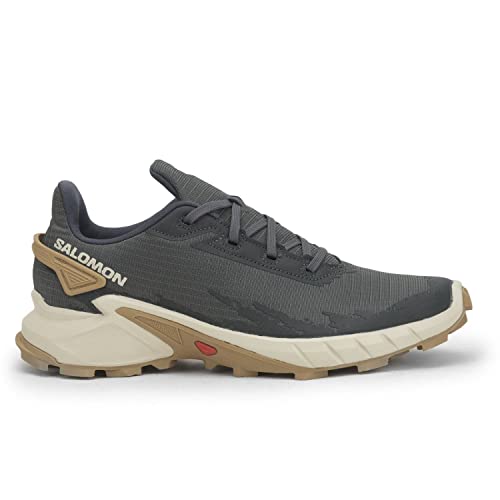Salomon Men's Alphacross 4 Hiking Shoe, Ebony/Rainy Day/Phantom, 14 #TOP2