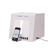 Professional Jewelry Photography Light Box Kit, with 360° Turntable & Adjustable Lighting, All-in-One Portable Studio, for Product Shooting