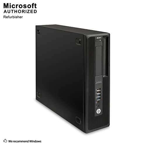 Hp Z240 Small Form Factor Worksation, Intel Quad Core I5-6500 Up To 3.6Ghz, 16G Ddr4, 512G Ssd, Wifi, Bt 4.0, Dvd, Windows 10 Pro 64 Bit-Multi-Language Supports English/Spanish/French(Renewed) #TOP2