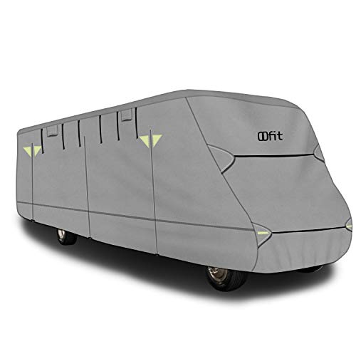 OOFIT Travel Trailer Cover Fits for 24-27' Harsh Weather Protection 4 Layers Fabric Anti UV Waterproof Breathable