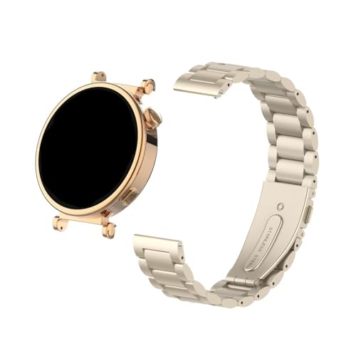 [PLYYQZM] Hua wei �ɍ��� Watch GT5 Pro 42mm/GT5 GT4 41mm�p�\���b�h18mm�X�e�����X�X�`�[���o���h�A���^�������o���h�ɓK��(Starlight Color,18mm)