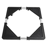 Mini Kühlschrankständer mit 4 Verriegelungsrädern, Einstellbare Kühlschrankständer Möbel Dolly Mobile Roller Basis für den Kühlschrank, Trocknerwäsche, Maschine