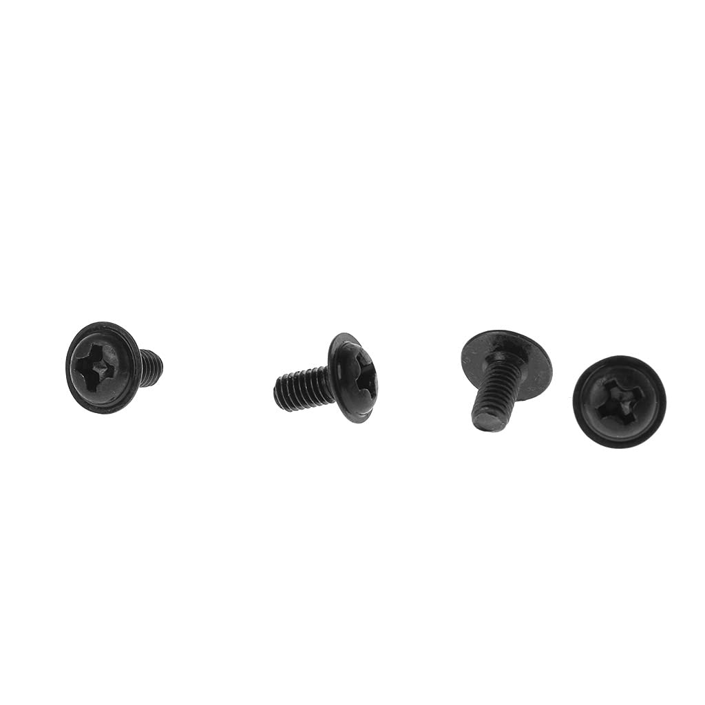 Kit 30 Viti Per Montaggio Ventole PC – Set Viti Autofilettanti A Testa Piatta Per Radiatore E Case, Lunghe 30 Mm E Corte 8 Mm, In Ferro Nero
