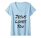 Photo Gallery donna valori cristiani per condividere gods love sunday school maglietta con collo a v Photo Gallery donna valori cristiani per condividere gods love sunday school maglietta con collo a v