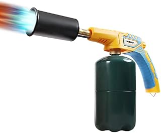 DOMINOX Kitchen Blow Torch,Butane Grill Cooking Torch,Sous Vide Propane Torch Kitchen Culinary Torch for Cooking, BBQ, Baking, Brulee, Creme, DIY Soldering (Propane Not Included)