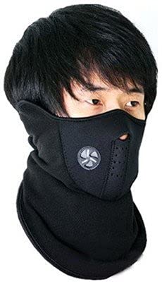 RUBS Protective Neoprene Reuseable Face Mask Balaclava - Black