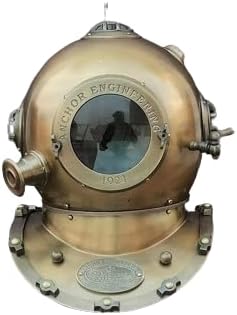 Anchor Diving helmet Scuba Diving helmet US navy mark V Divers helmet Marine deep Diving helmet 18 Inche Diving helmet Home decorative Helmet Gift item