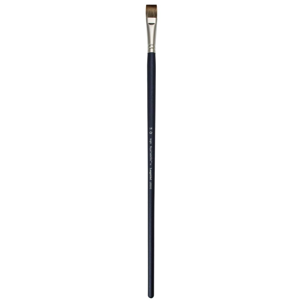 Royal & Langnickel L95510 - Spazzole Sabletek con manico lungo, 16 pezzi
