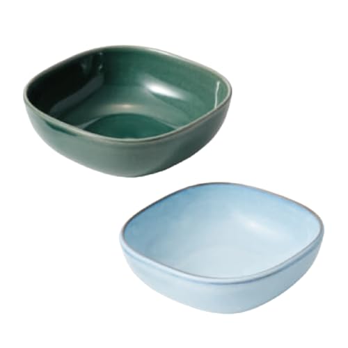 POTPURRI ポトペリー Torgペアスクエアボウル(スノウ×グリーン)