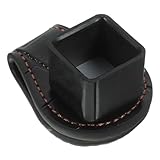 AKOOSY 真皮製スヌーカーチョークホルダー 磁気ベルトクリップ付き ビリ用キュー チョーク収納ケース 耐久性とフィット感に プロ仕