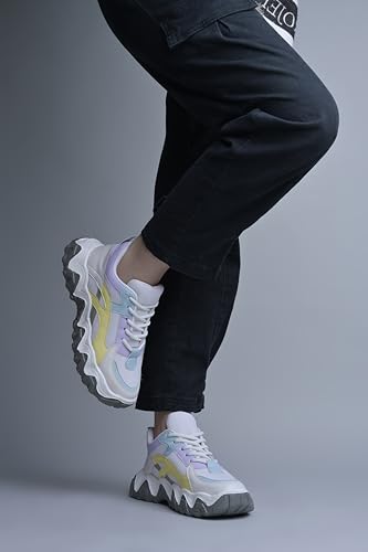 Image of JM LOOKS Women's Chunky Mesh Sneakers Casual Shoes Sporty, Stylish, and Built for All-Day Comfort