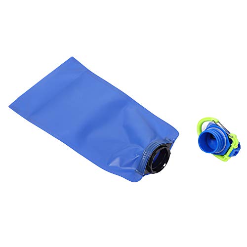 POCREATION Garrafa de água dobrável de 650 ml, garrafa de água dobrável, reutilizável, portátil para