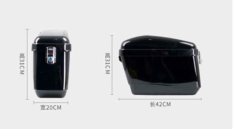 Amazon | ユニバーサルオートバイサイドボックス改造レトロ大型二輪