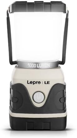 Lepro Lampe Camping LED, Lanterne Camping Puissante 1000lm, Alime...