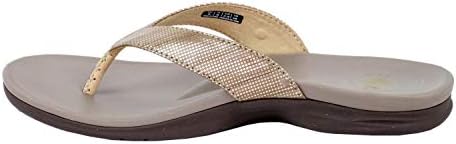 REVITALIGN Women's Flip-Flop, Bronze Gold, 9 | Image 3