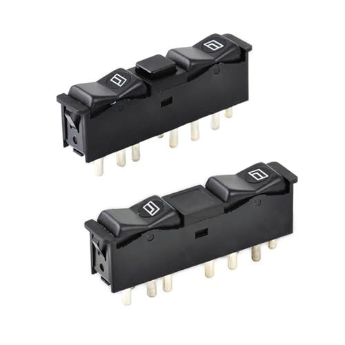 Interrupteur Fenêtre Électrique pour Mercedes W201 W123 W126 C126 - Pack de 2 Pièces