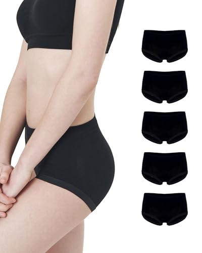 GODBODY Women’s Modal Seamless Underwear - No-Wedgie Design, Santoni Knit, Tencel Modal Panties