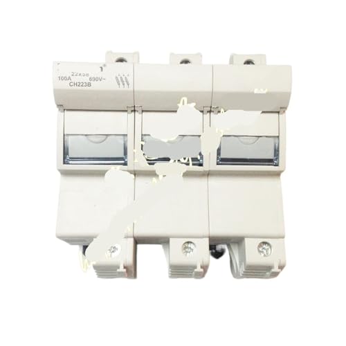 Porte-fusible CH223B 690V 100A 22x58mm pour protection de circuit triphasé