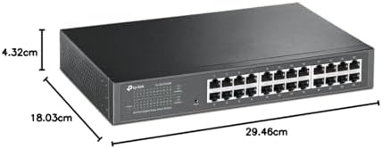 Bild 6 - TP-Link Kabelgebundenes Netzwerk, TL-SG1024DE 24-Port Gigabit Ethernet Easy Smart Switch, Schwarz, 24-Port