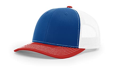 Image of Richardson 112 Trucker Hat - Premium Blank Baseball Cap, Adjustable Snapback Hat - Structured Six Panel Richardson Blank Hats
