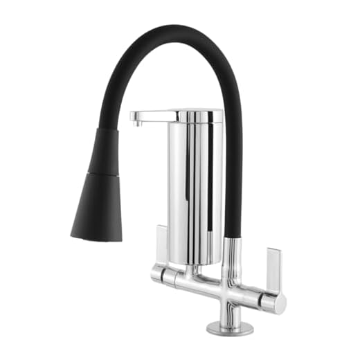 Torneira Gourmet Flexível com Filtro em Abs e Corpo em Metal