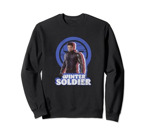 Marvel The Falcon And The Winter Soldier Bucky Retro Sweatshirt
