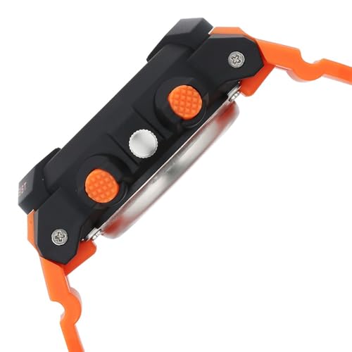 Image of Zoop Analog Digital Watch with Black Dial & Orange Strap for Boys Kids, from House of Titan - NT26026PP05W